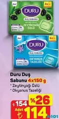 DURU DUŞ SABUNU 4X150 G DURU DUŞ SABUNU 4X150 G
